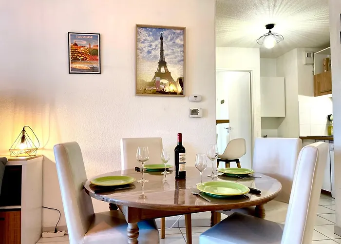 아파트 Bel Avec 2 - Parking Et Clim - Metro Argoulets *