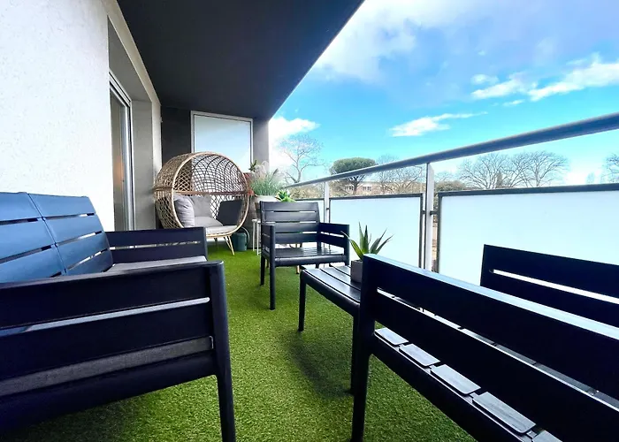 Bel Avec 2 - Parking Et Clim - Metro Argoulets 툴루즈