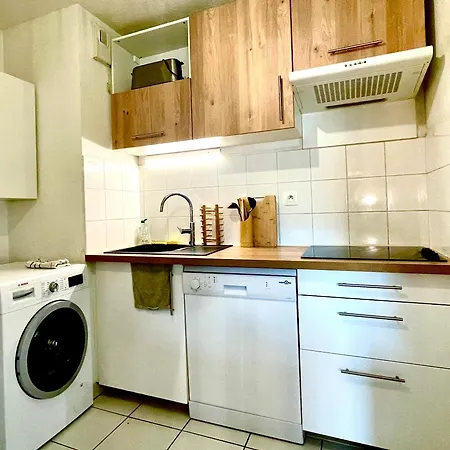 Bel Appart Avec 2 Chambres - Parking Et Clim - Metro Argoulets * Toulouse