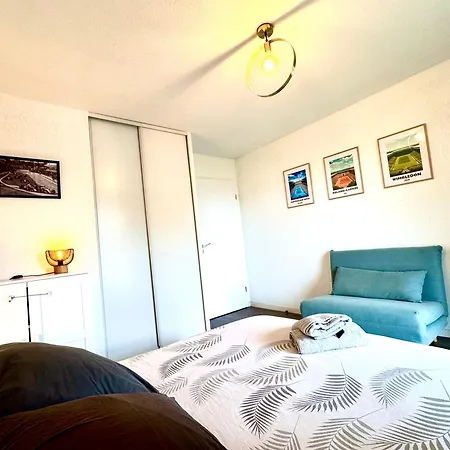 Апартаменты Bel Appart Avec 2 Chambres - Parking Et Clim - Metro Argoulets Тулуза