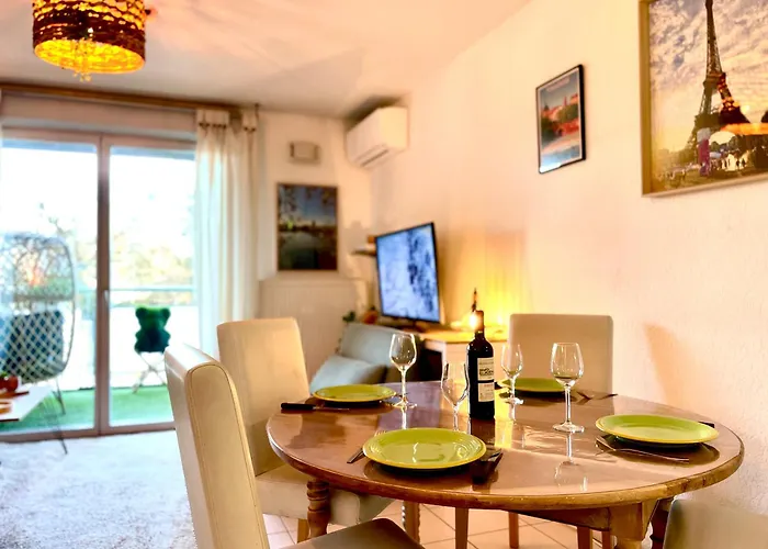 Bel Avec 2 - Parking Et Clim - Metro Argoulets * Тулуза